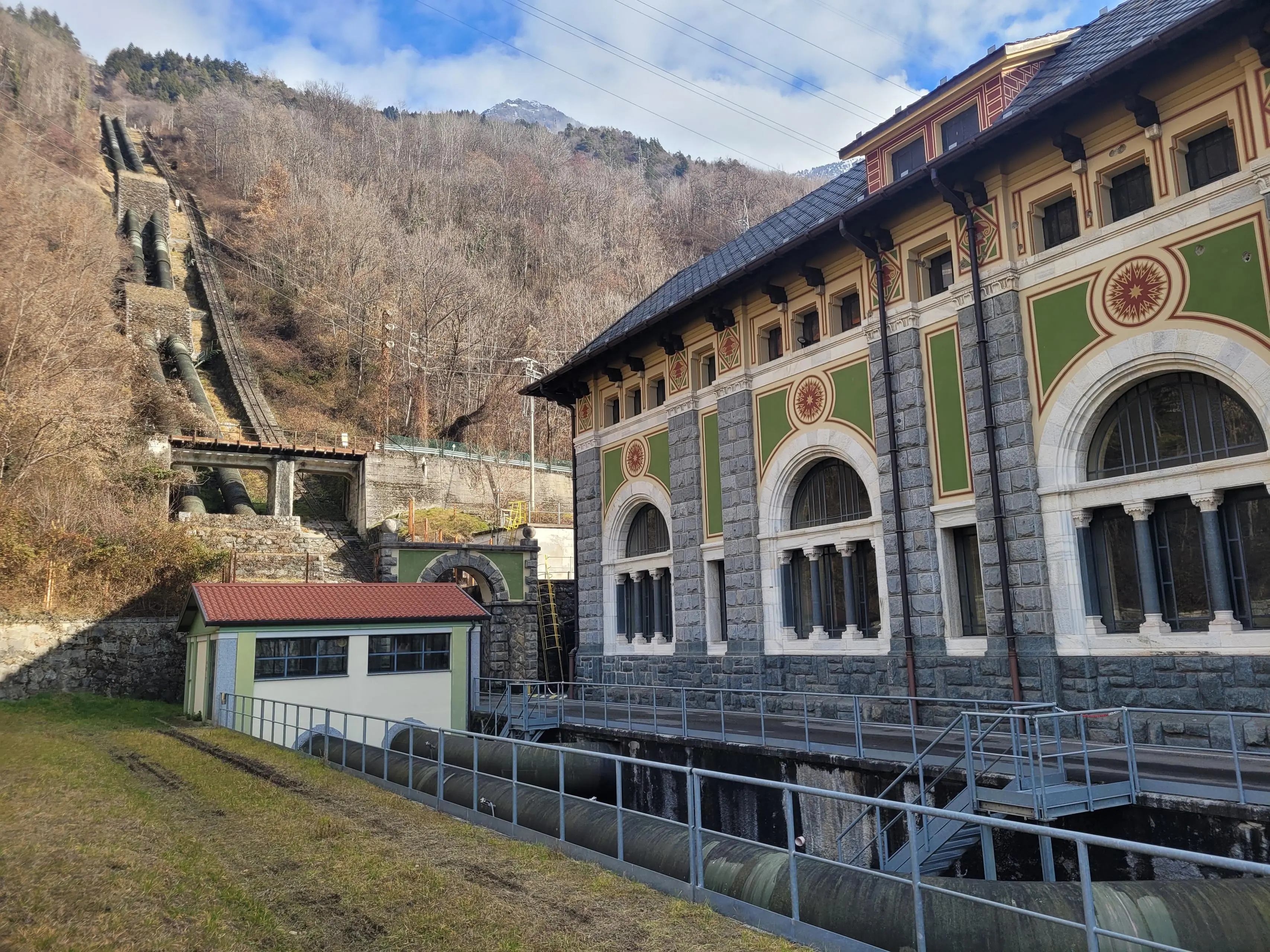 La centrale idroelettrica Edison di Sonico