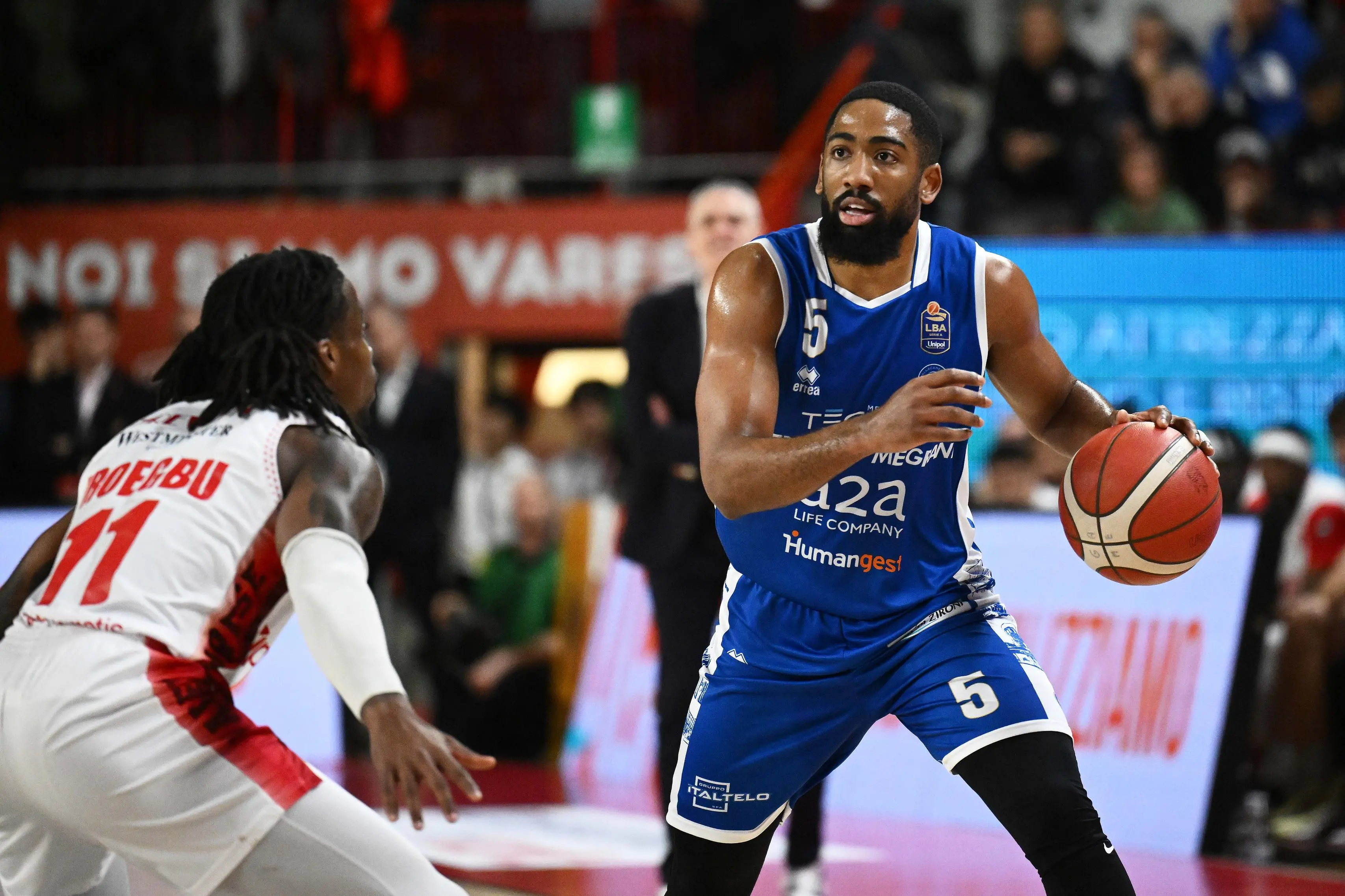 CJ Massinburg Openjobmetis Varese - Germani Pallacanestro Brescia LBA Legabasket Serie A Unipol 2025/2026 Varese, 14/02/2026 Foto M.Ceretti / Ciamillo-Castoria