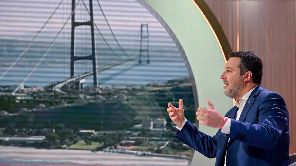 Ponte sullo Stretto. <MC>Matteo Salvini, vicepremier e leader della Lega <MC>// ANSA
