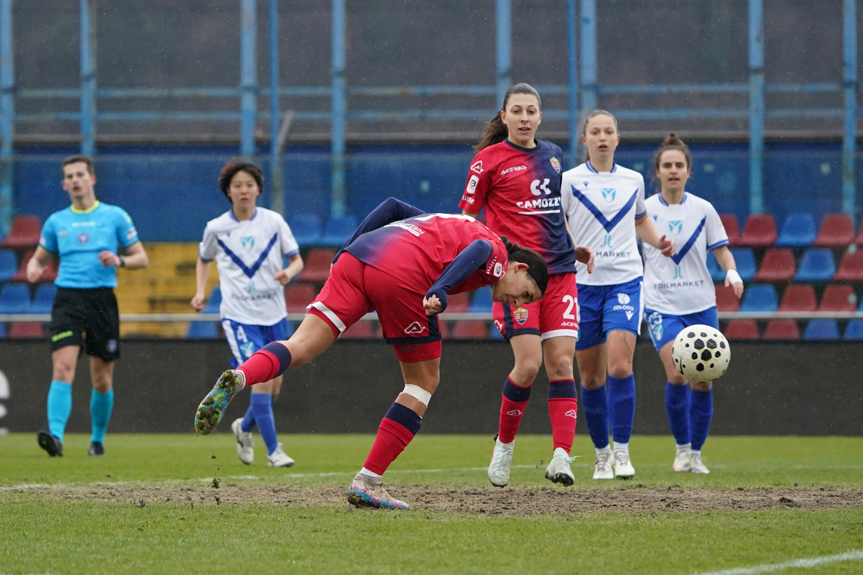 SERIE B CALCIO BRESCIA FEMMINILE LUMEZZANE - BRESCIA NELLA FOTO GOL LUMEZZANE DI LANDA 14-02-2026 perteghella@newreporter