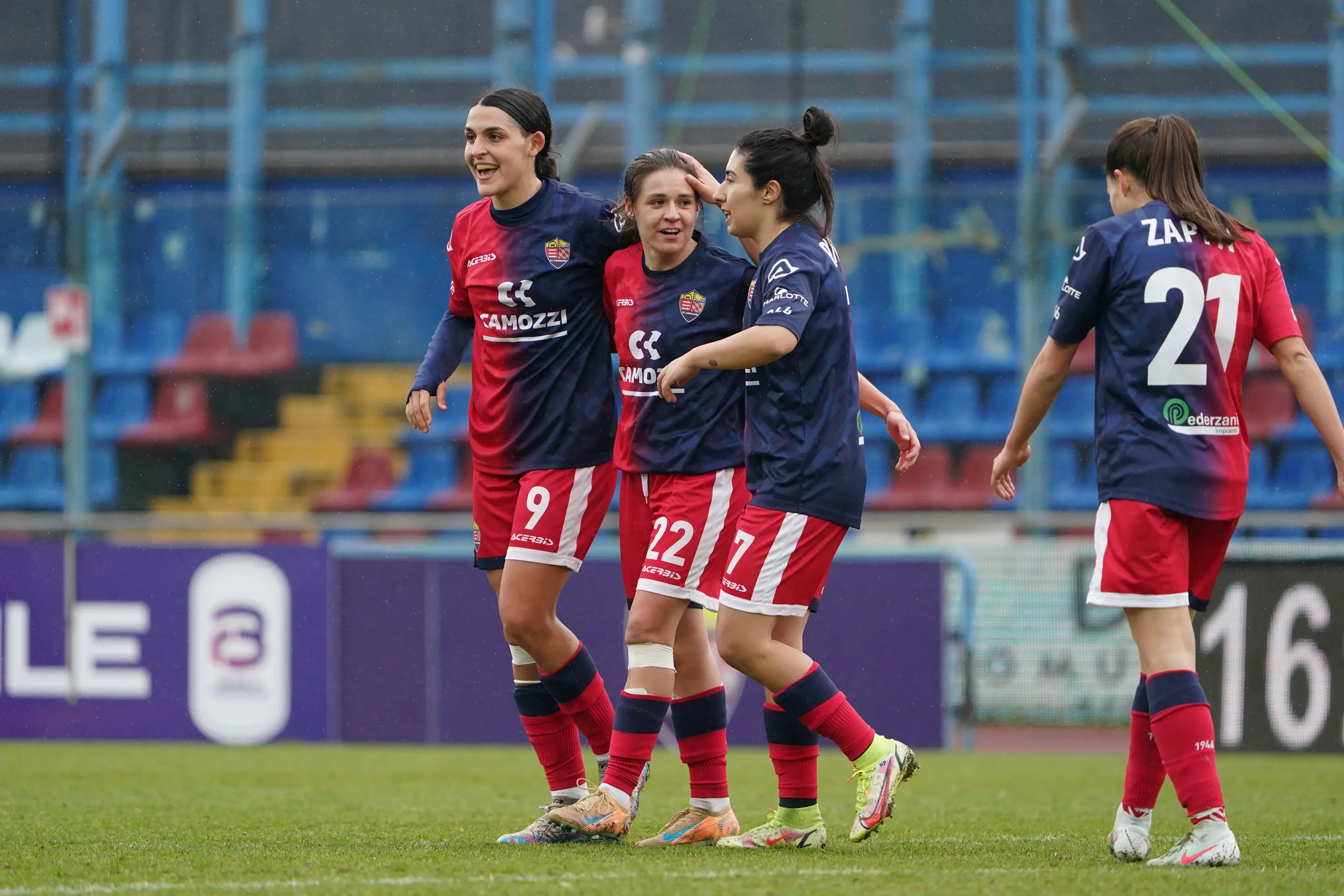 SERIE B CALCIO BRESCIA FEMMINILE LUMEZZANE - BRESCIA NELLA FOTO ESULTANZA LUMEZZANE 14-02-2026 perteghella@newreporter