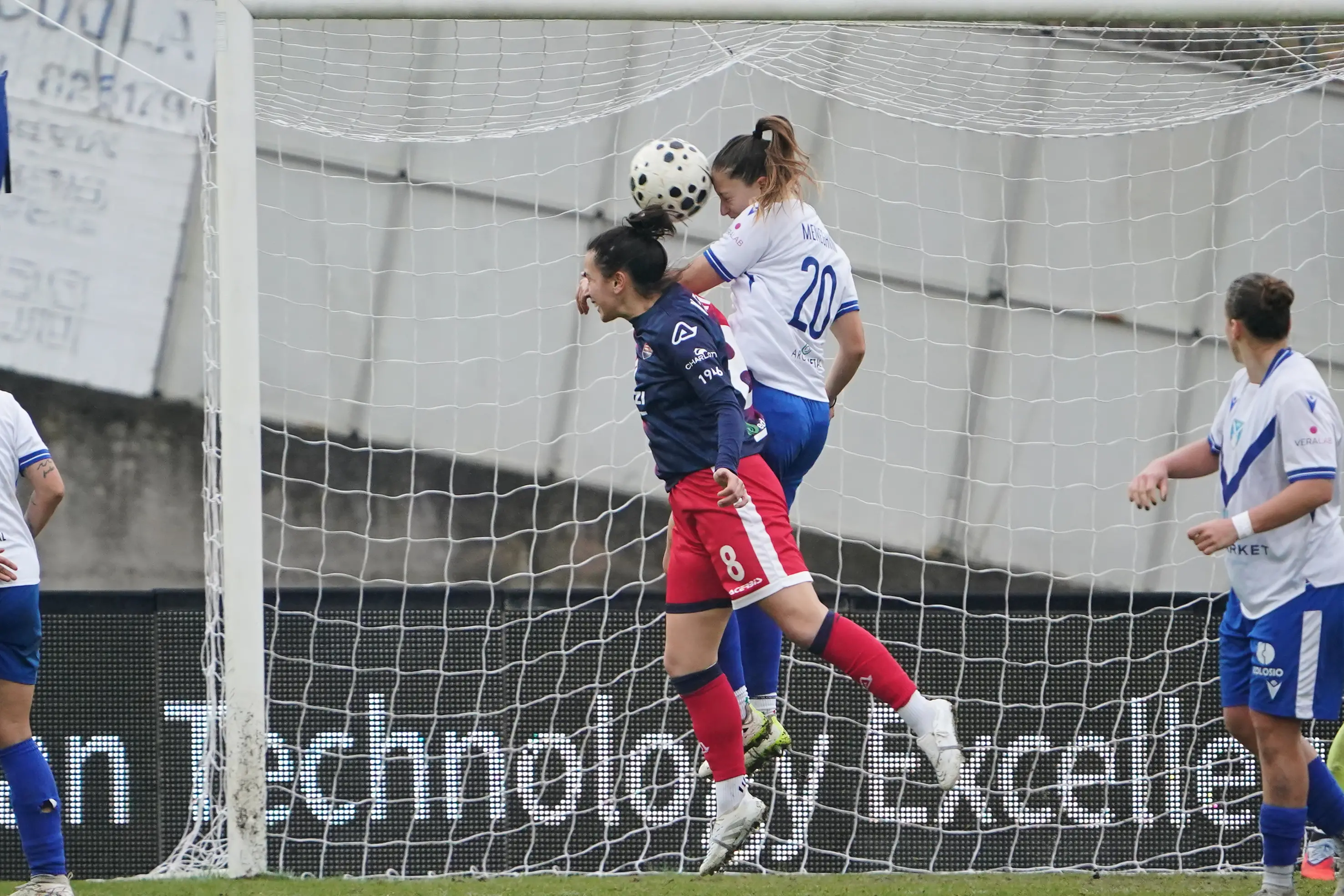 SERIE B CALCIO BRESCIA FEMMINILE LUMEZZANE - BRESCIA NELLA FOTO PIZZOLATO E MENEGHINI 14-02-2026 perteghella@newreporter