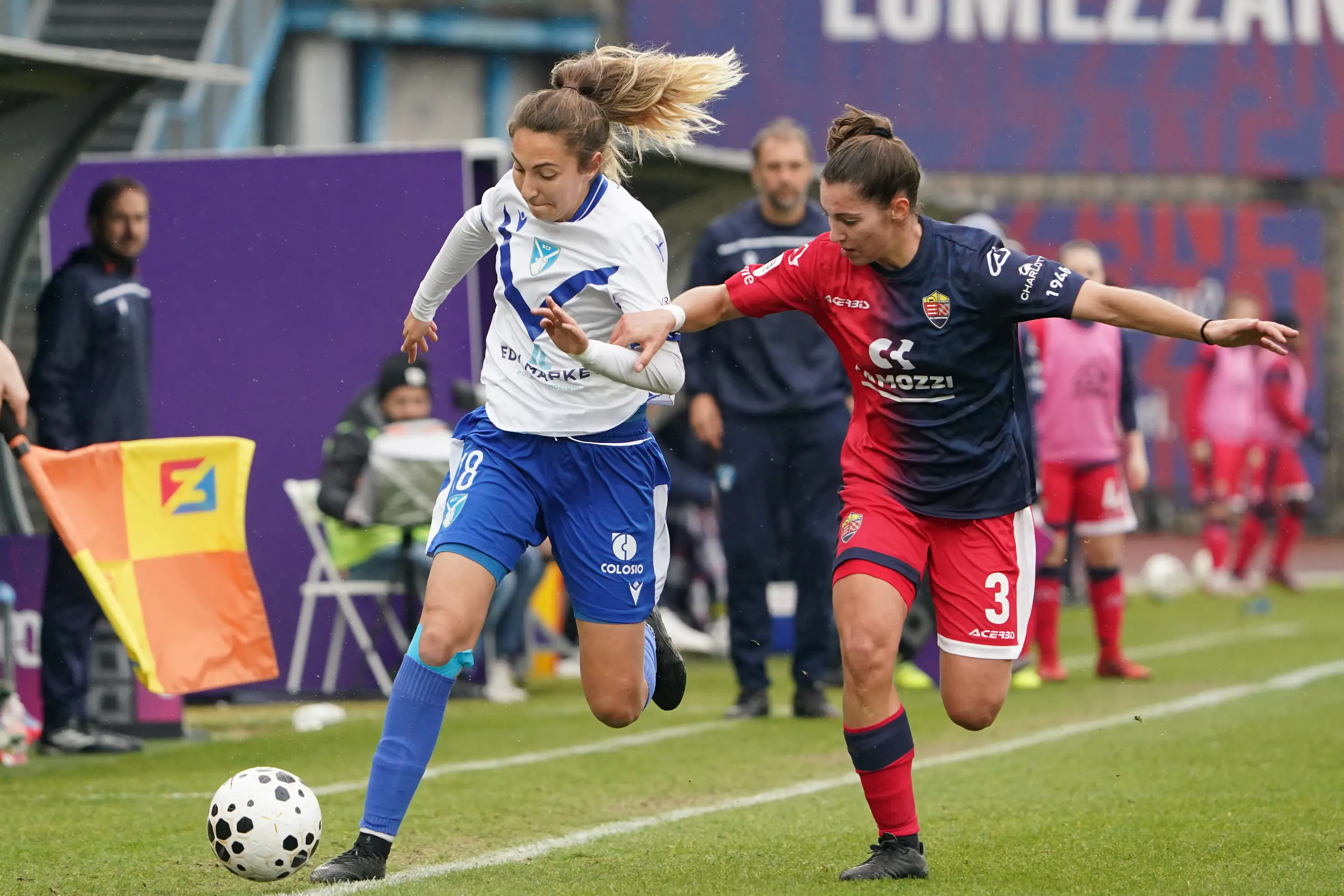 SERIE B CALCIO BRESCIA FEMMINILE LUMEZZANE - BRESCIA NELLA FOTO POLI E PIZZOLATO 14-02-2026 perteghella@newreporter