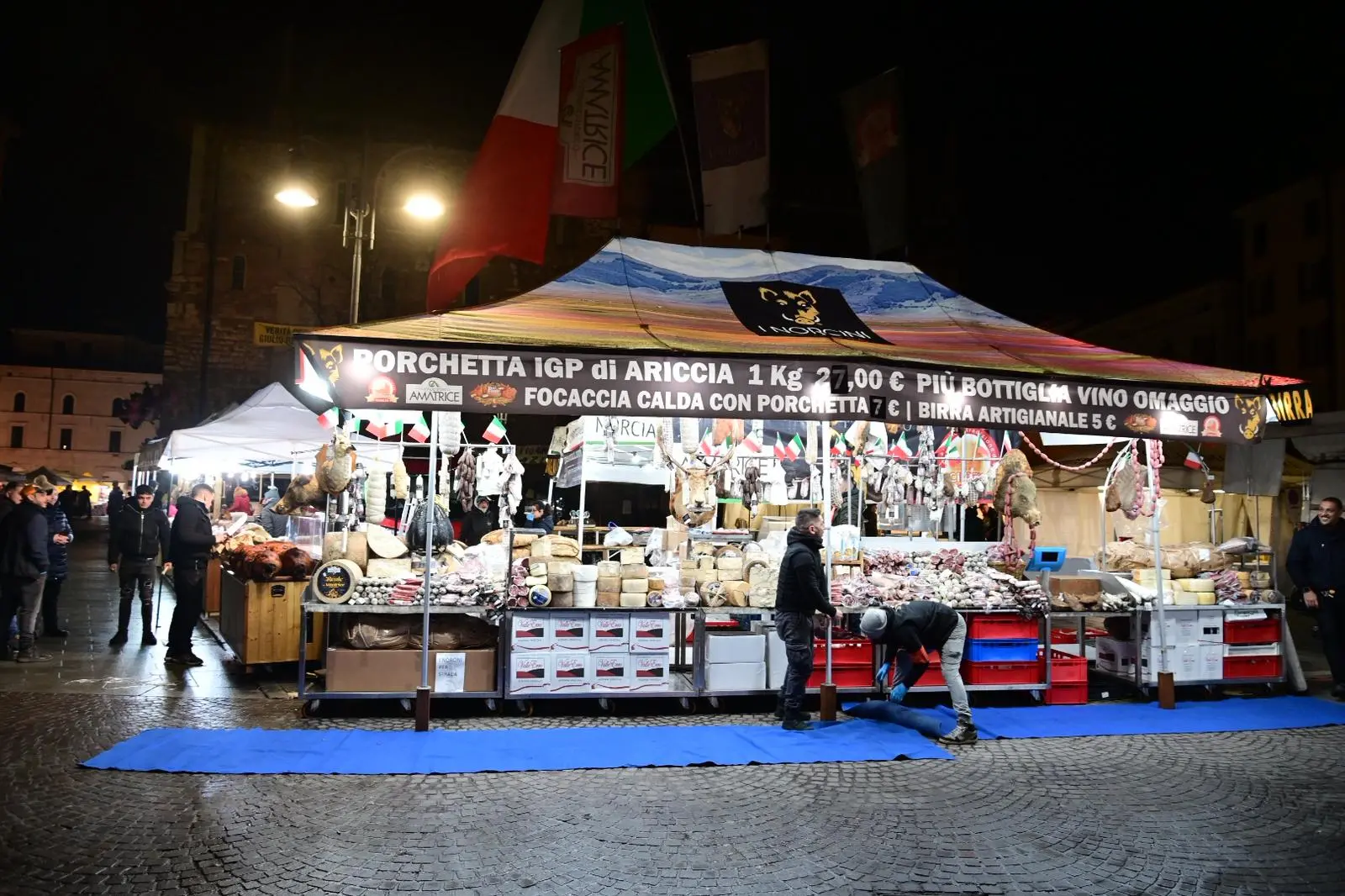Le foto alla fiera di San Faustino prima dell'alba