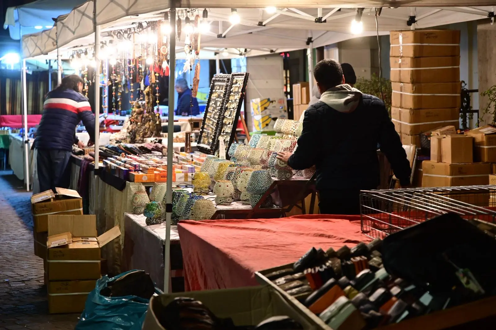 Le foto alla fiera di San Faustino prima dell'alba