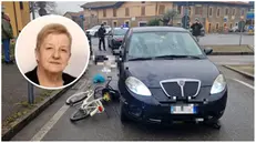 L'incidente il 14 gennaio, nel tondo Angela Boniotti - © www.giornaledibrescia.it
