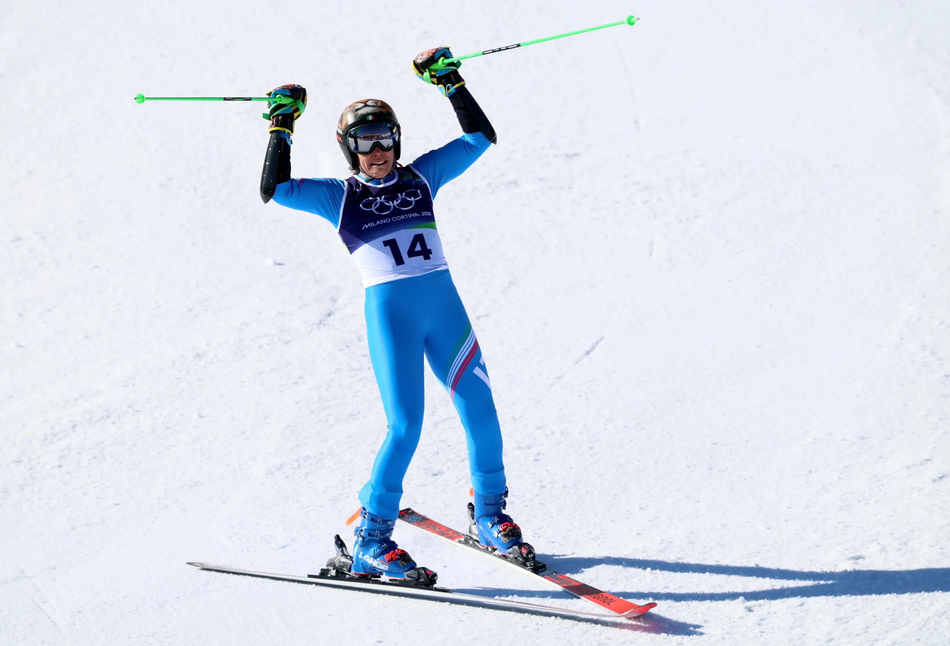 Federica Brignone vince l'oro nel gigante