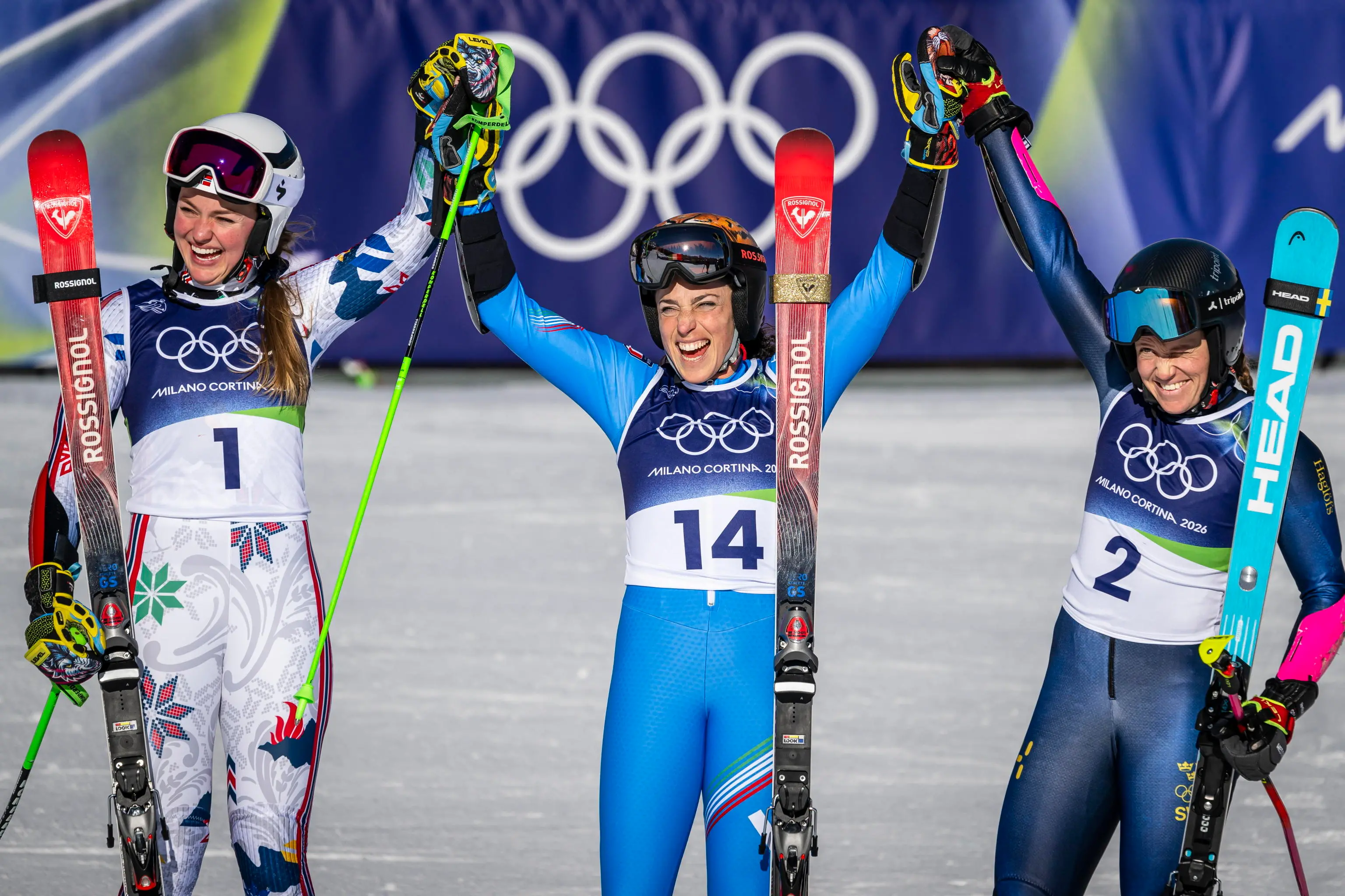 Federica Brignone vince l'oro nel gigante