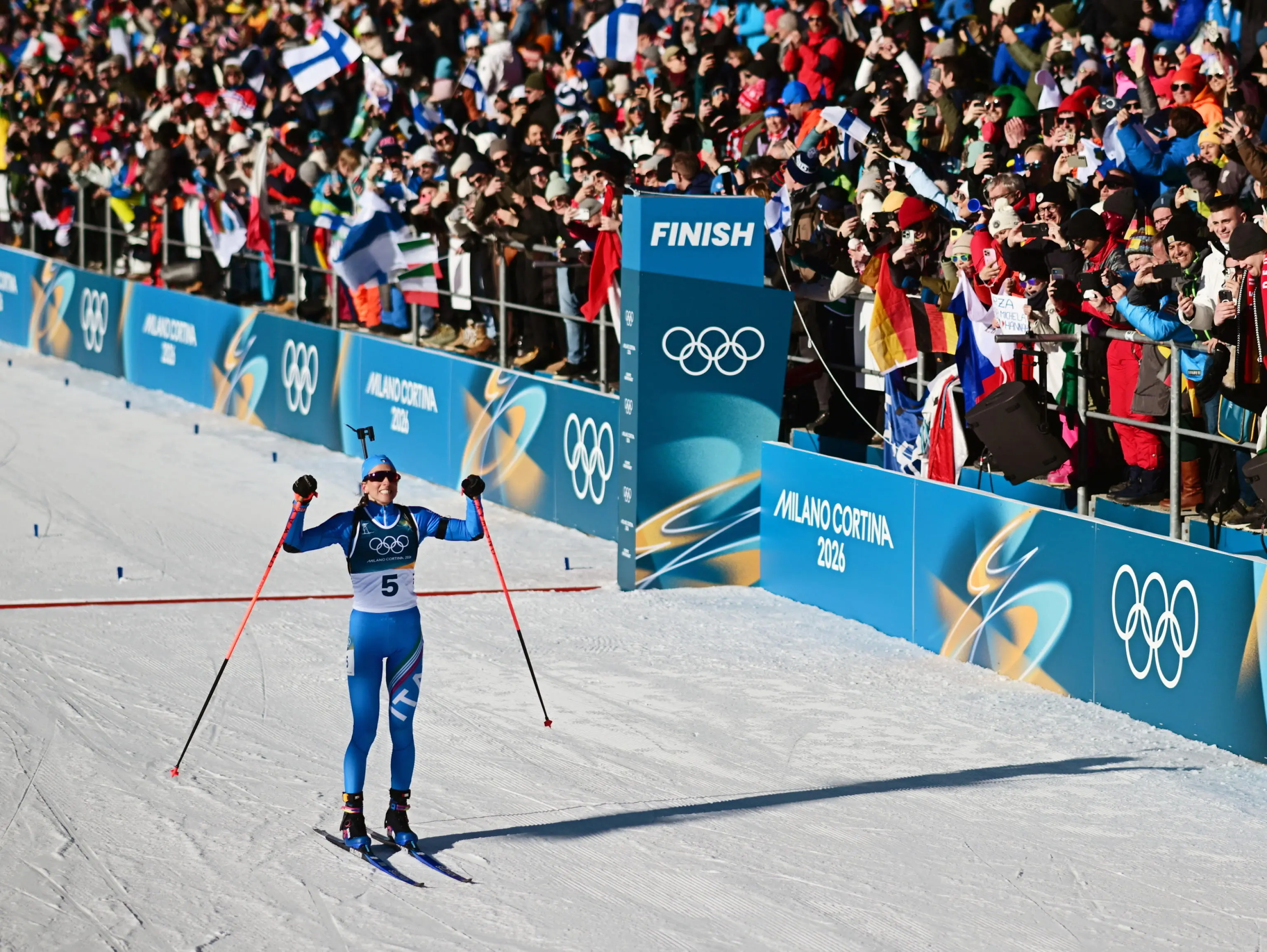 Olimpiadi, Vittozzi oro nel biathlon
