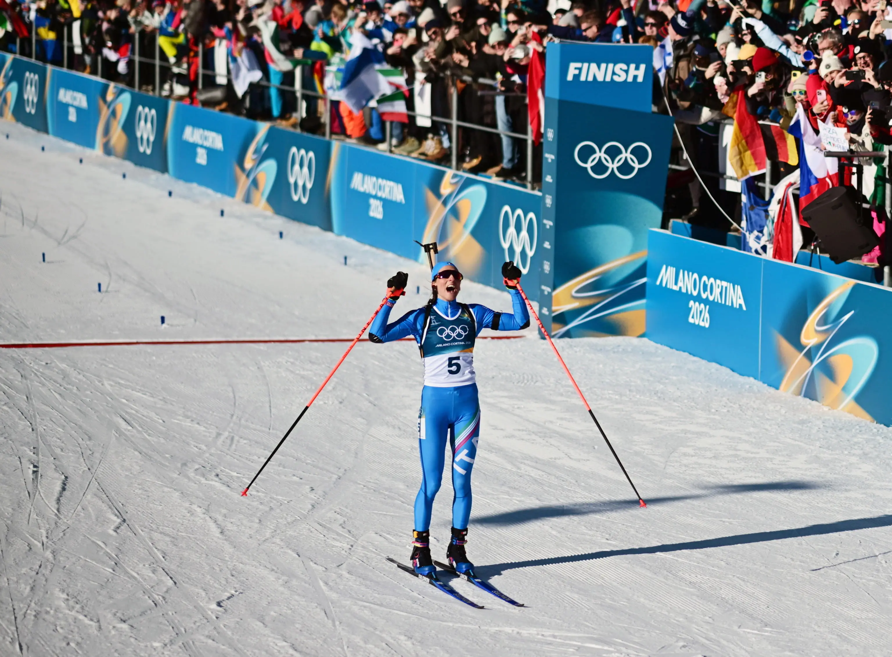 Olimpiadi, Vittozzi oro nel biathlon