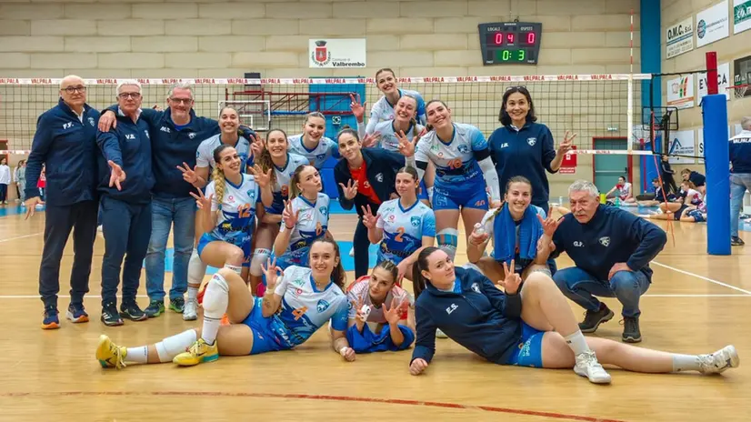 Tanti sorrisi in casa Brescia Volley - Foto Romano
