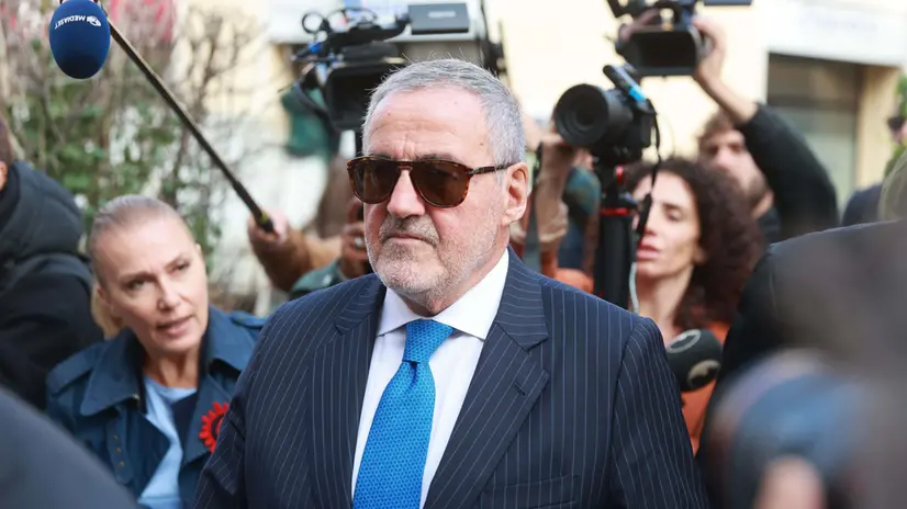 L'ex pm Mario Venditti in tribunale a Brescia - Foto Ansa/Filippo Venezia © www.giornaledibrescia.it