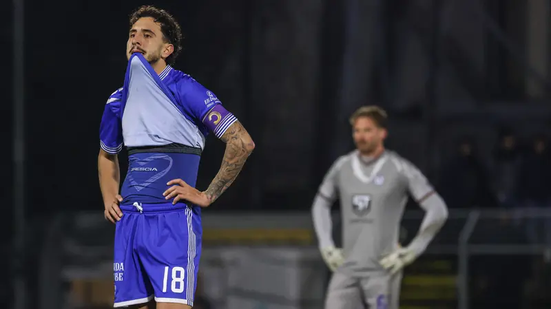 La delusione di De Maria - Foto New Reporter © www.giornaledibrescia.it