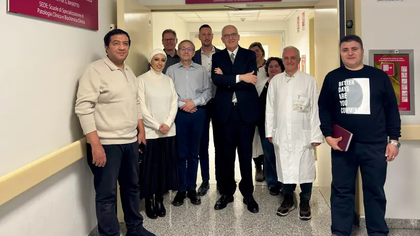 Una delegazione del Ministero della Salute del Kuwait al Laboratorio centrale degli Spedali Civili