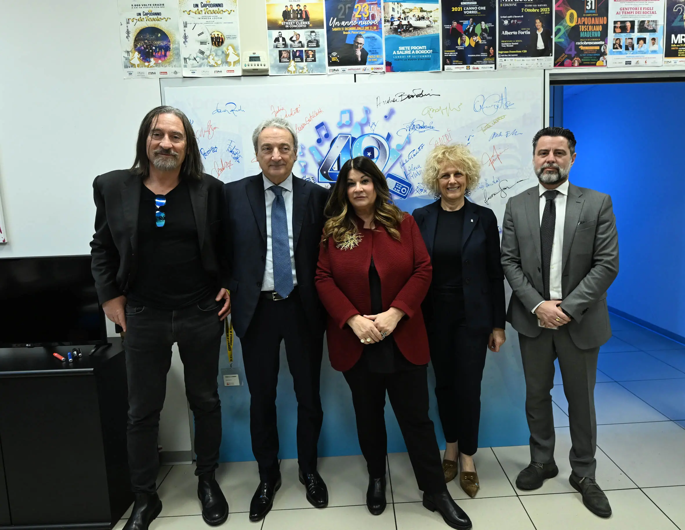 Il direttore artistico Maddalena Damini con i suoi ospiti