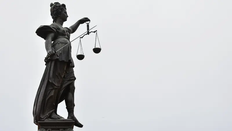 Una rappresentazione della Giustizia