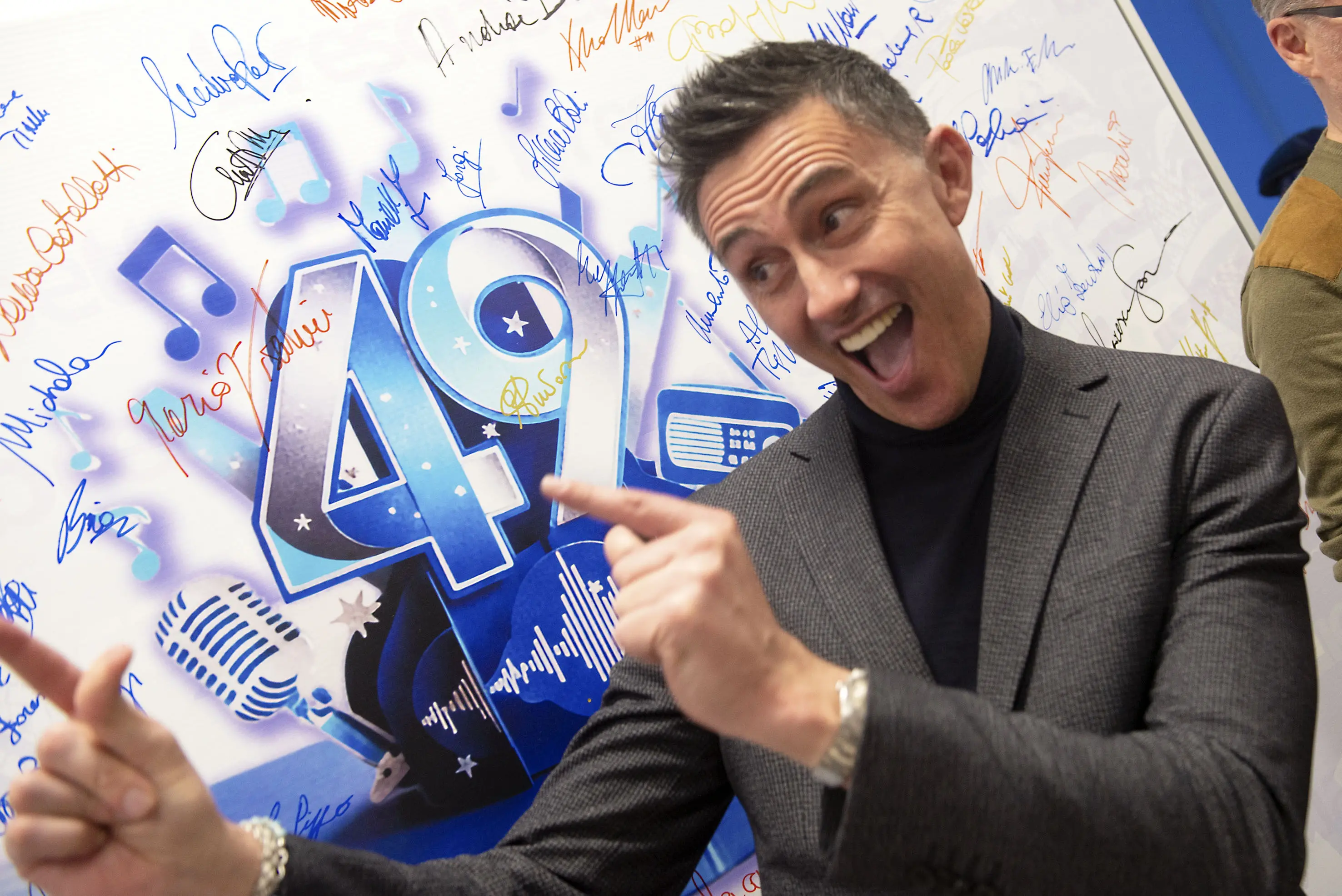 SPETTACOLI BRESCIA RADIO BRESCIASETTE FESTA 49° COMPLEANNO NELLA FOTO VINCENZO REGIS 17-02-2026 PIERPAOLO PAPETTI AGENZIA NEWREPORTER