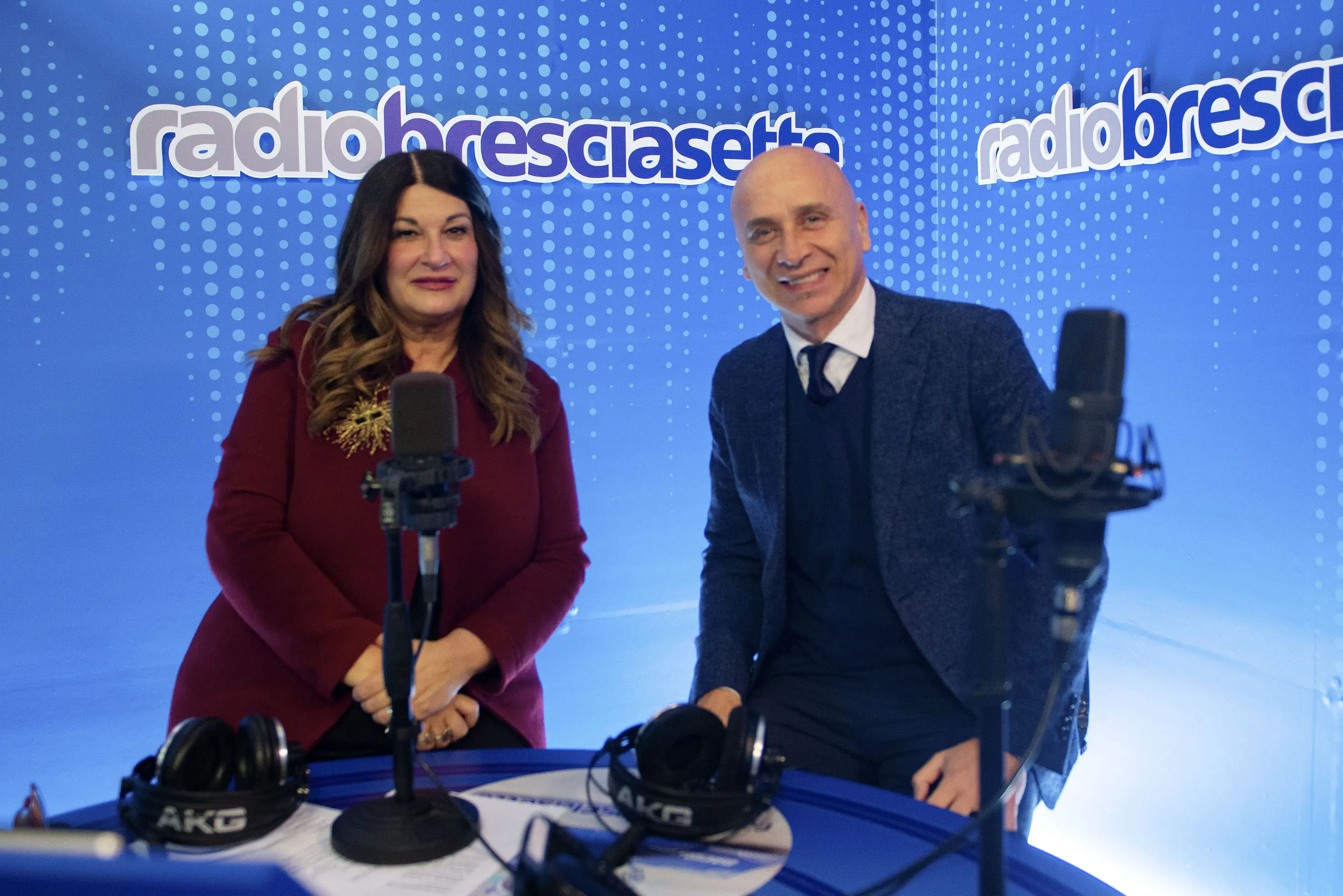 SPETTACOLI BRESCIA RADIO BRESCIASETTE FESTA 49° COMPLEANNO NELLA FOTO MADDALENA DAMINI EUGENIO CORINI 17-02-2026 PIERPAOLO PAPETTI AGENZIA NEWREPORTER