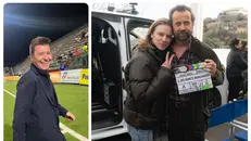 Fabio Volo sul set di «Il mio nemico immaginario»