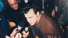 Sanremo 1991, l'intervista a Francesco Renga per la consegna del Premio della critica