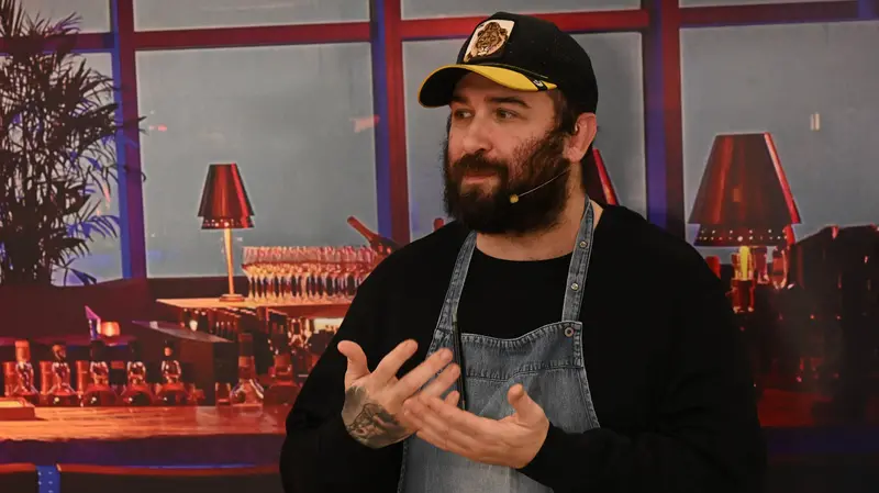 Lo chef Riccardo Scalvinoni - Foto New Reporter Favretto © www.giornaledibrescia.it