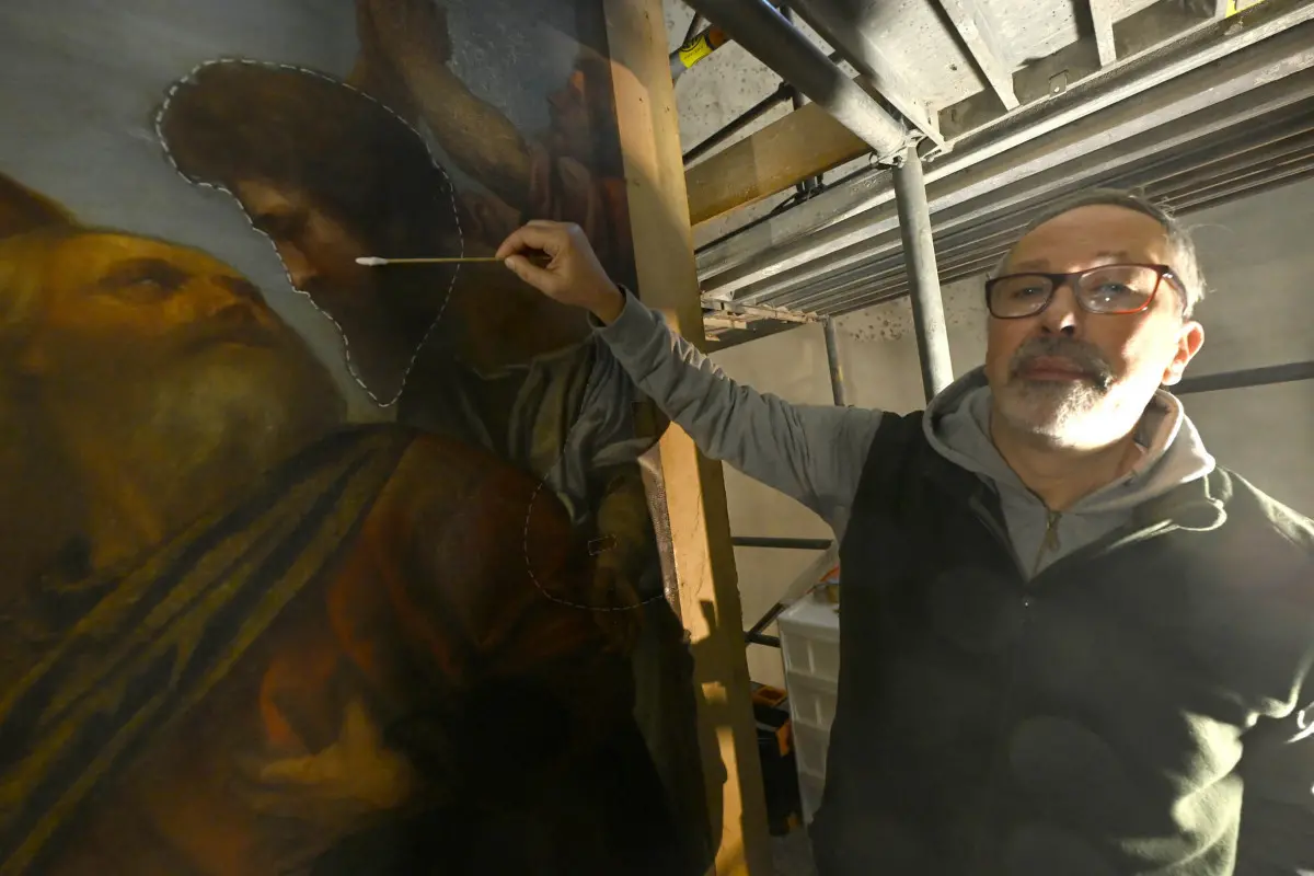 Il restauro dell'Assunzione del Moretto in Duomo Vecchio