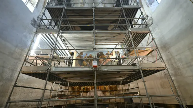 Il restauro dell'Assunzione del Moretto in Duomo Vecchio