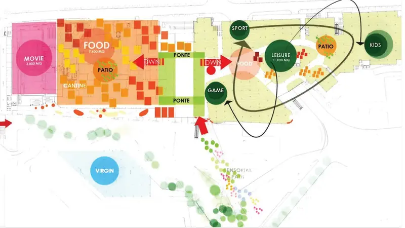 Una delle proposte per il nuovo centro