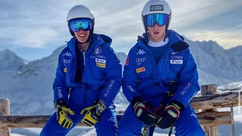 Franzoso e Franzoni in una foto sui social