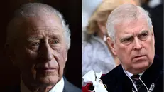 Re Carlo e l'ex principe Andrea