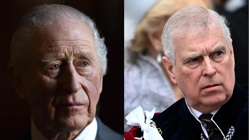 Re Carlo e l'ex principe Andrea