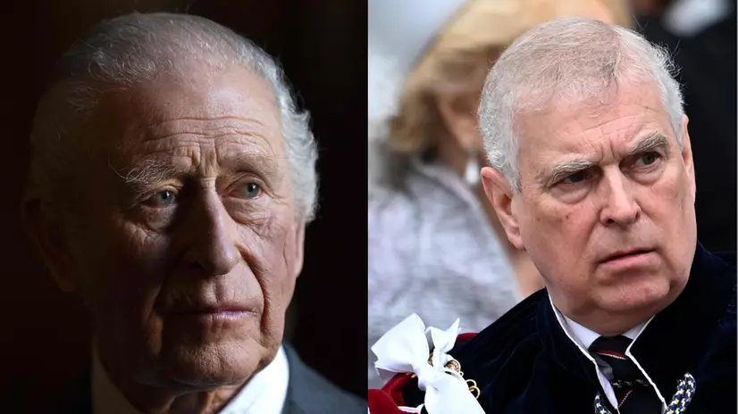 Re Carlo e l'ex principe Andrea