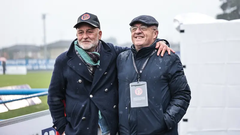 I presidenti dell'Ospitaletto Musso e Taini - Foto New Reporter Comincini © www.giornaledibrescia.it