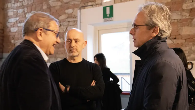 Prof. Mario Mazzoleni, Avv. Matteo Piccinali e Giuseppe Sellini