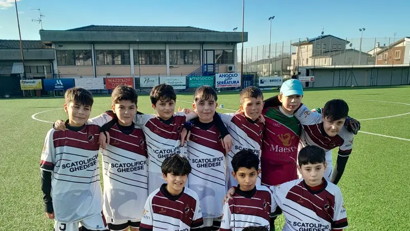 I sorrisi dei giocatori del Ghedi