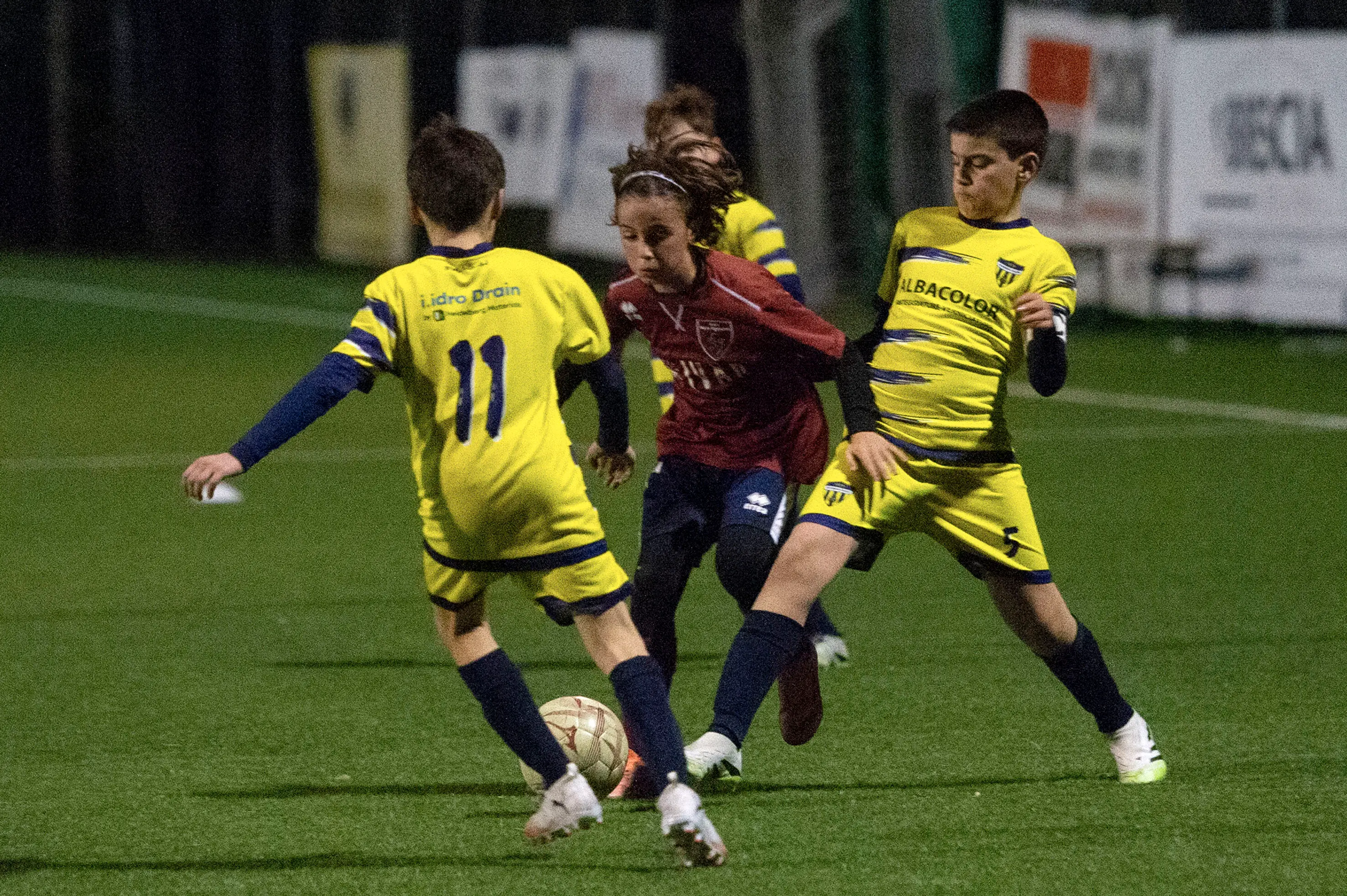 SPORT CALCIO BRESCIA COPPA BRESCIA PULCINI UNDER 11 RIGAMONTI CILIVERGHE NELLA FOTO FASE DI GIOCO 18–02-2026 PIERPAOLO PAPETTI AGENZIA NEWREPORTER