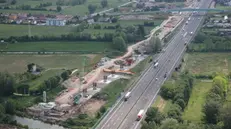 Una veduta del cantiere per l'alta velocità - © www.giornaledibrescia.it