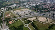 Una veduta aerea della tangenziale Ovest - © www.giornaledibrescia.it