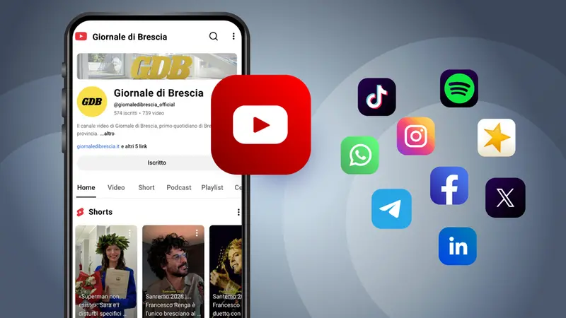 Giornale di Brescia ha aperto il suo canale YouTube