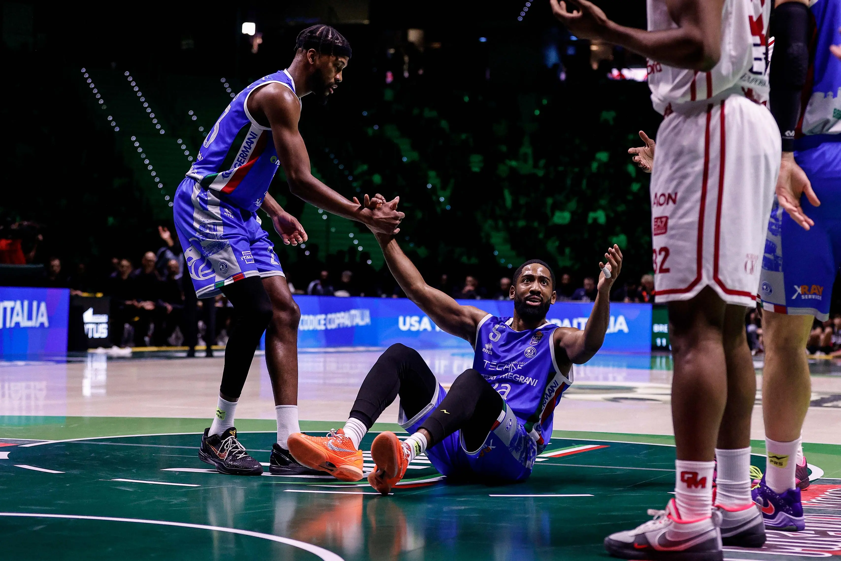 Gli scatti di Germani-Milano di Coppa Italia