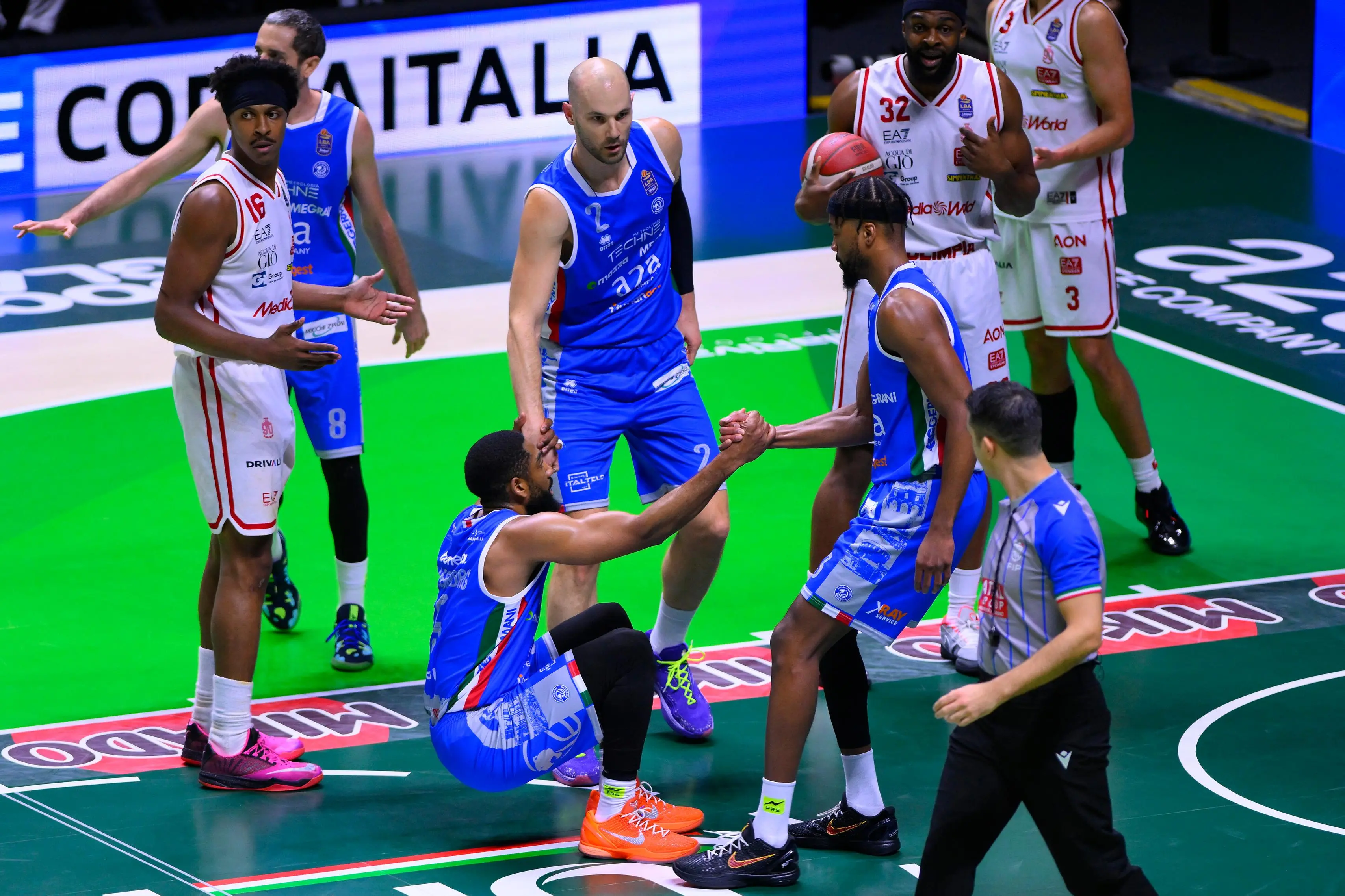 Gli scatti di Germani-Milano di Coppa Italia