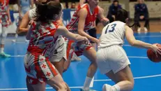 Una giocatrice di Pontevico in azione - © www.giornaledibrescia.it