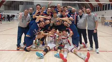 La felicità dei ragazzi di Cazzago a fine partita