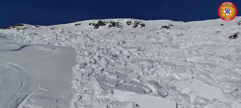 La valanga in Maniva