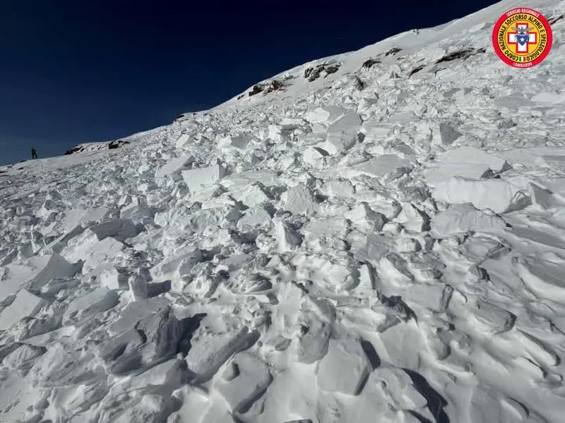 La valanga in Maniva