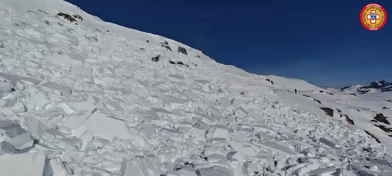 La valanga in Maniva