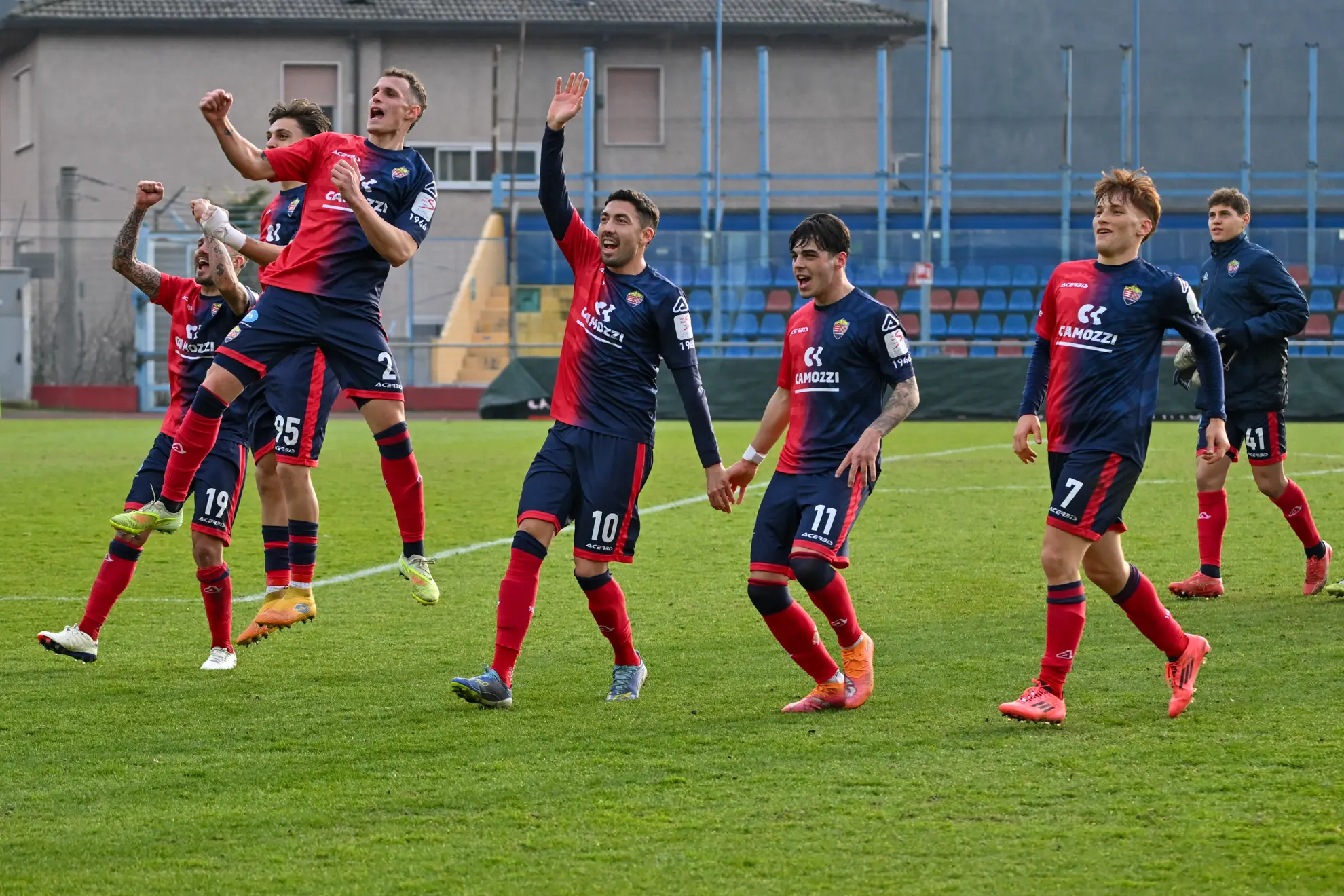 SPORT CALCIO BRESCIA  CAMPIONATO  SERIE C  LUMEZZANE DOLOMITI BELLUNESI  NELLA FOTO  ESULTANZE FINALI     22–02-2026  AGENZIA NEWREPORTER PASOTTI