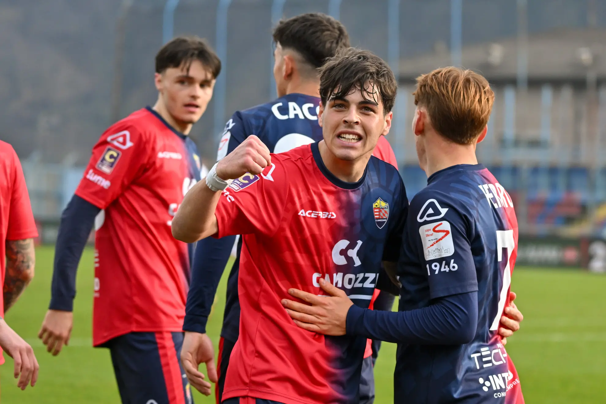 SPORT CALCIO BRESCIA  CAMPIONATO  SERIE C  LUMEZZANE DOLOMITI BELLUNESI  NELLA FOTO   ESULTANZA LUMEZZANE PER GOL ALESSANDRO GHILLANI (LUMEZZANE)    22–02-2026  AGENZIA NEWREPORTER PASOTTI