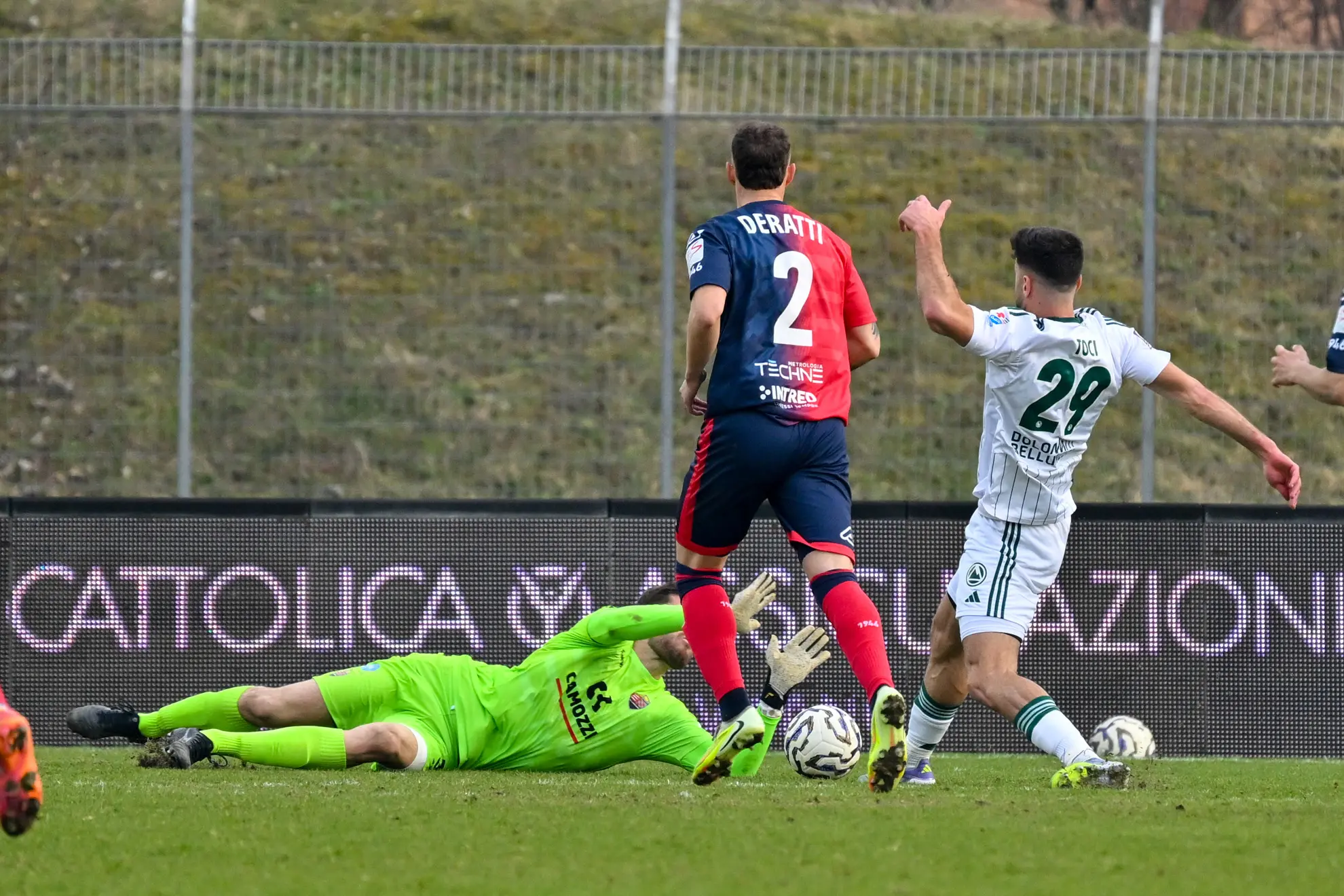 SPORT CALCIO BRESCIA  CAMPIONATO  SERIE C  LUMEZZANE DOLOMITI BELLUNESI  NELLA FOTO   PART DRAGO GIACOMO (LUMEZZANE)    22–02-2026  AGENZIA NEWREPORTER PASOTTI