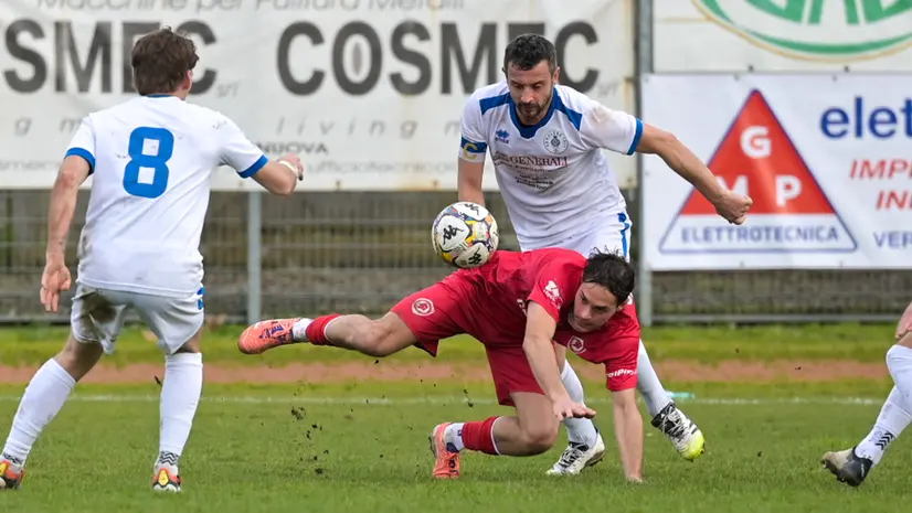 Uno scatto di Verolese-V. Aurora Travagliato - Foto New Reporter Uberti © www.giornaledibrescia.it